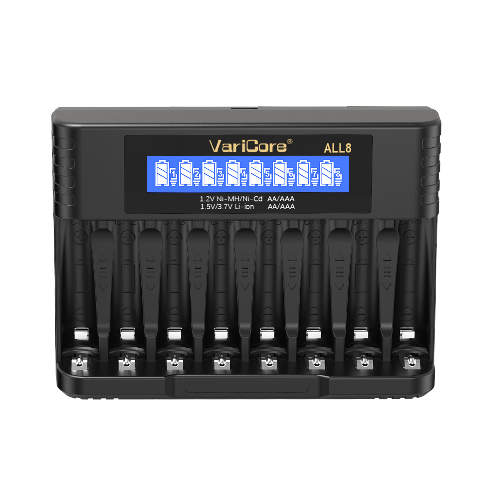 VariCore ALL8 Smart Charger For AA AAA batteries